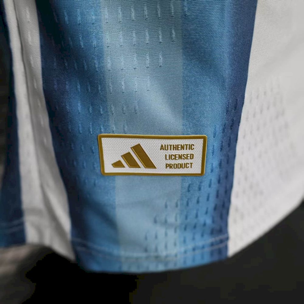 Men's Argentina 2026 World Cup Home Long Sleeve Jersey Player Version
