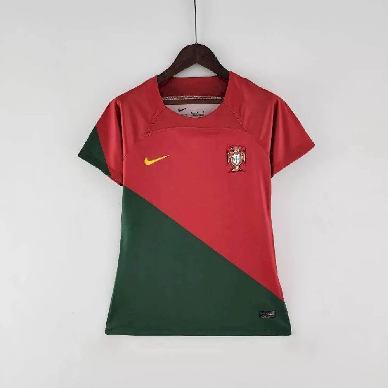 Mens Portugal 2022/23 Home Long Sleeve Jersey Player Version - Image 1