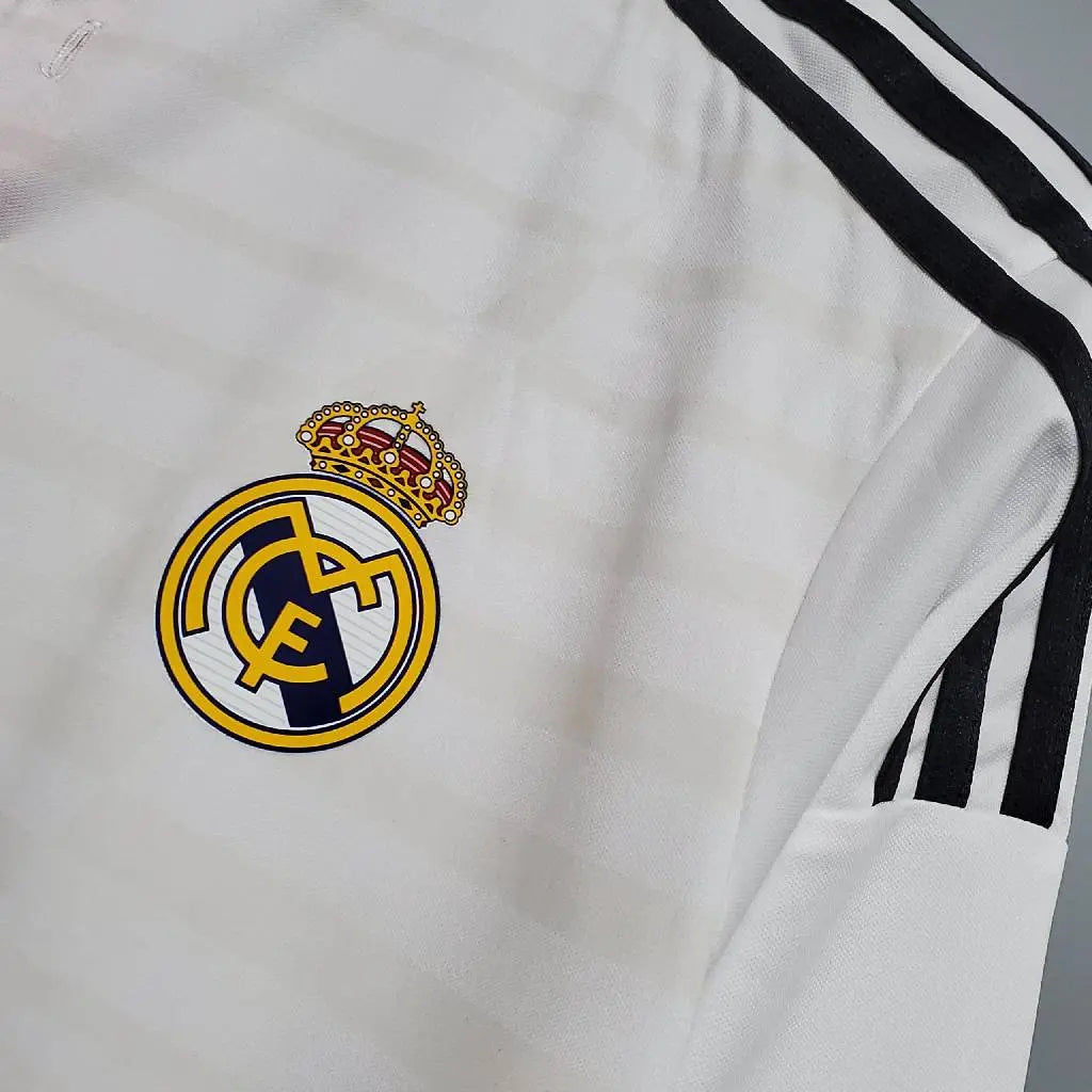 Real Madrid 2014/15 Retro Home Long Sleeves Jersey