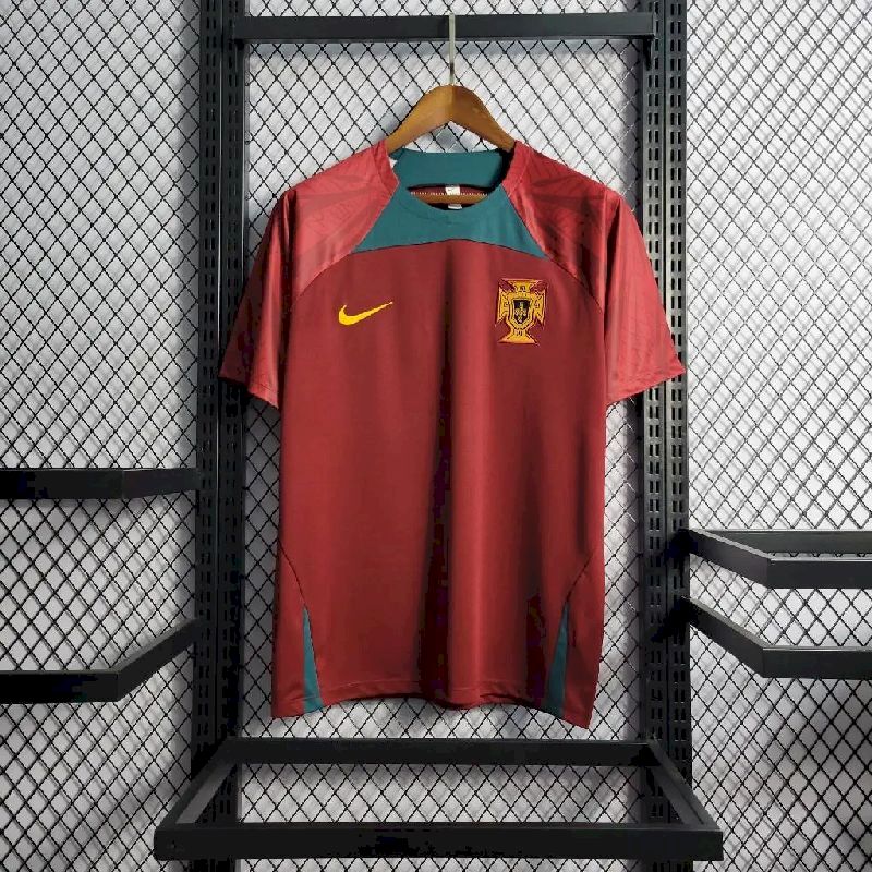 Mens Portugal 2022 Red Jersey - Image 6