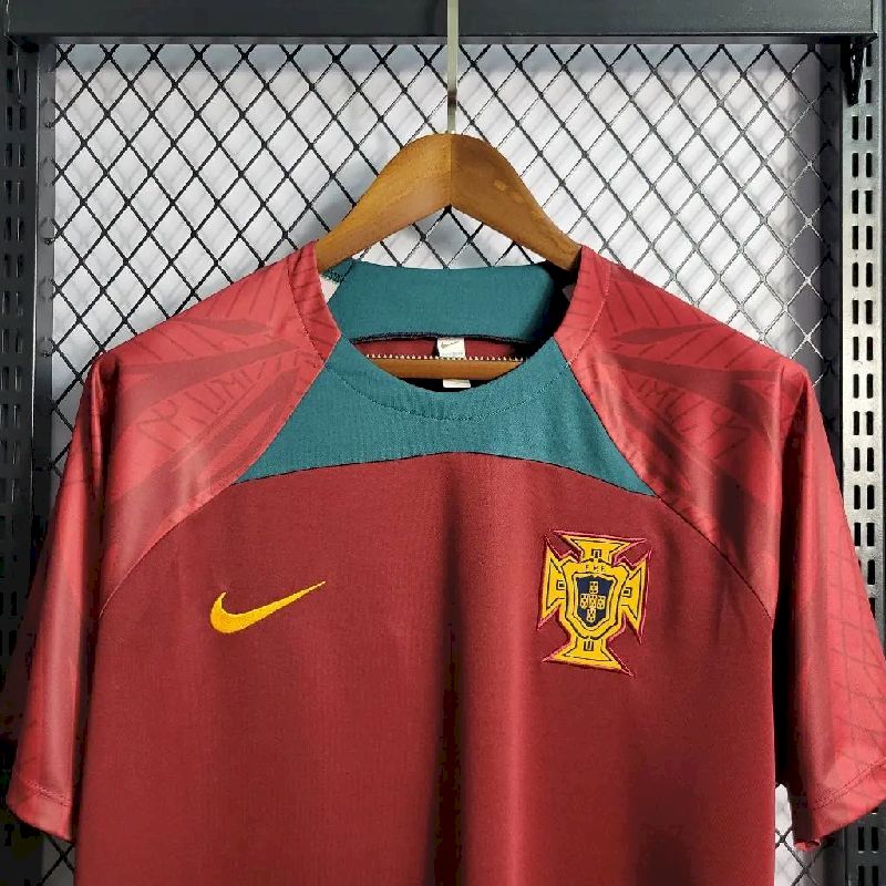 Mens Portugal 2022 Red Jersey - Image 7