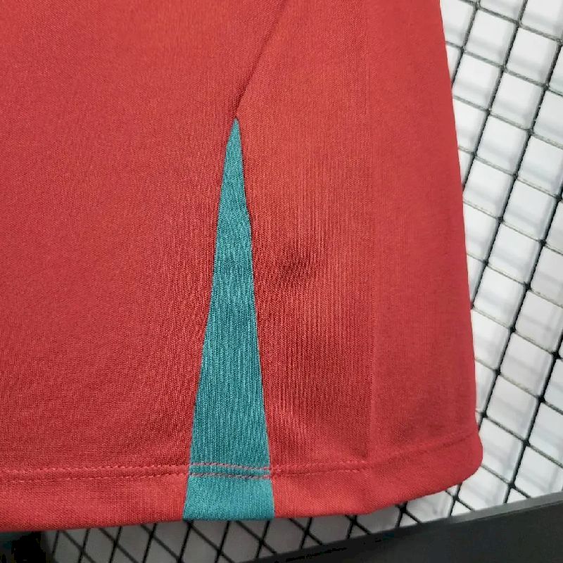 Mens Portugal 2022/23 Black Pre-Match Jersey - Image 5