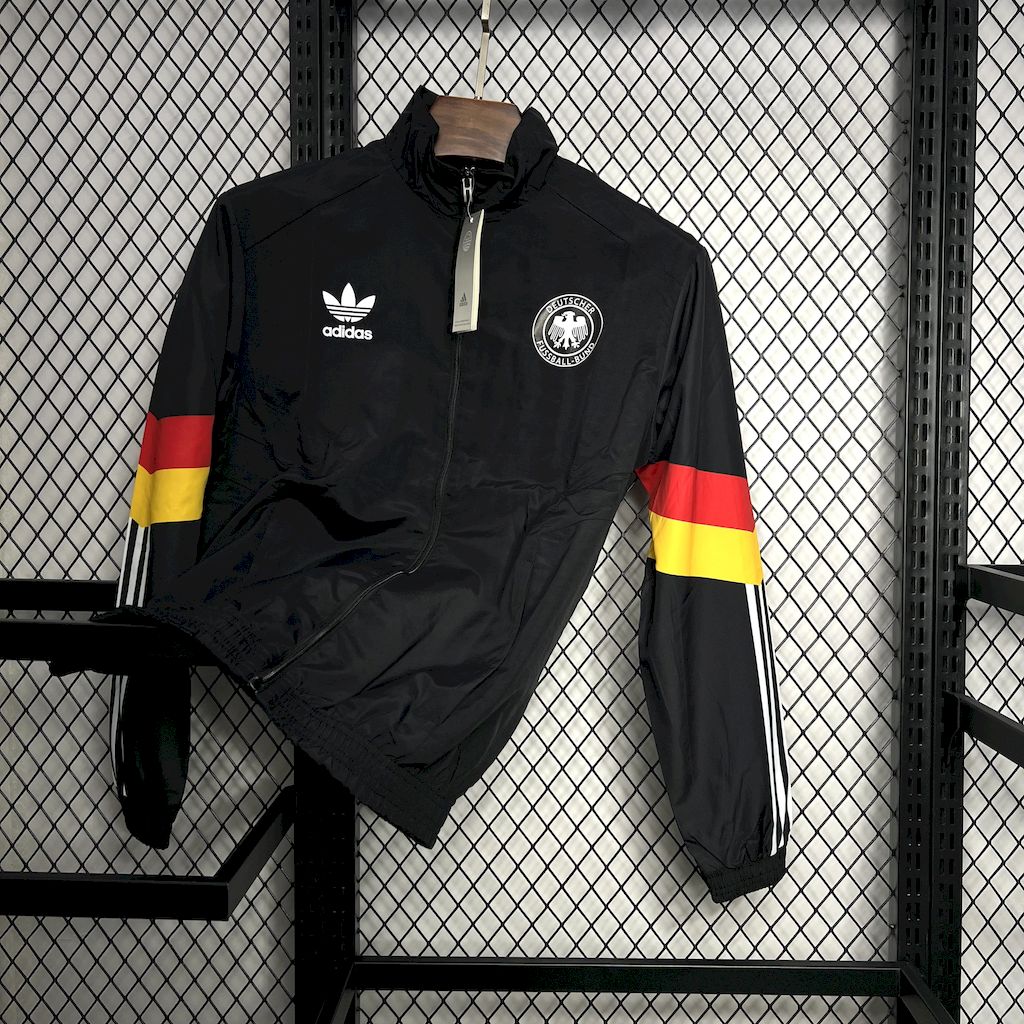 Germany Black Windbreaker