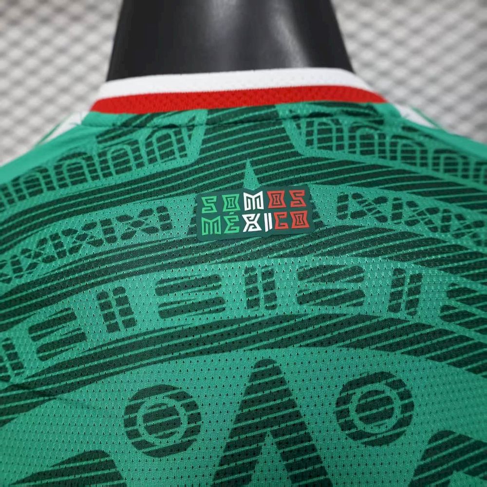 Men's Mexico 2026 World Cup Home Long Sleeve Jersey Player Version