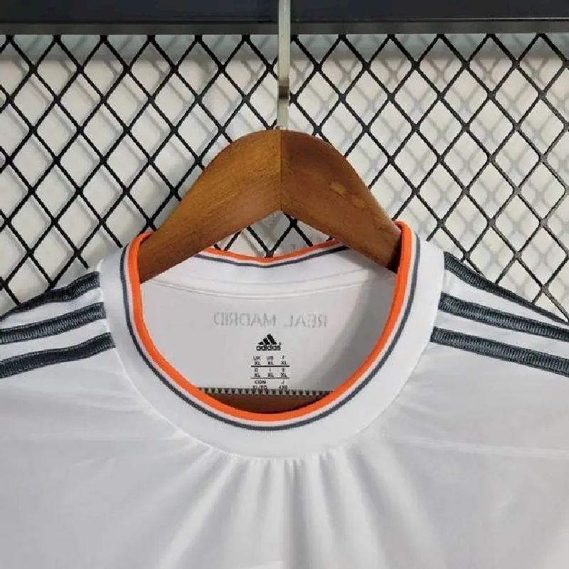 Real Madrid 2013/14 Retro Home Long Sleeve Jersey
