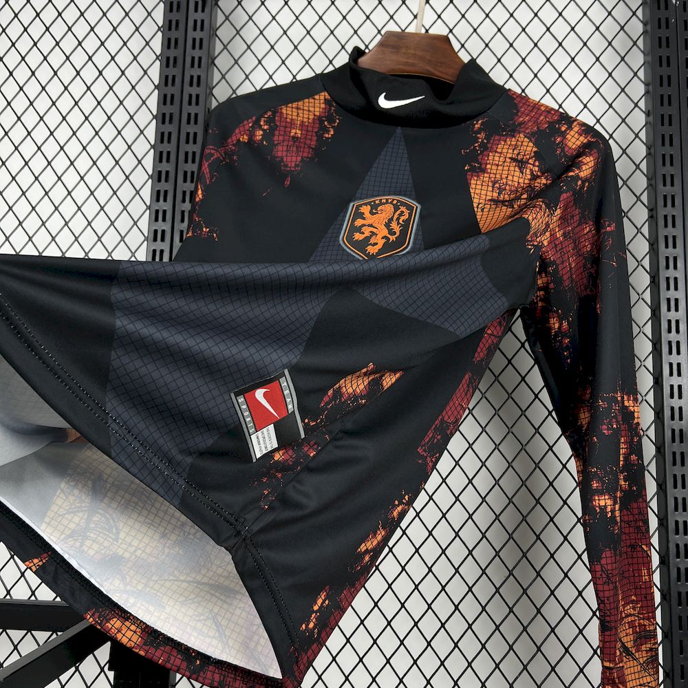 Mens Netherlands 2026 Hollywood Goalkeeper Long Sleeve Jersey - Image 1