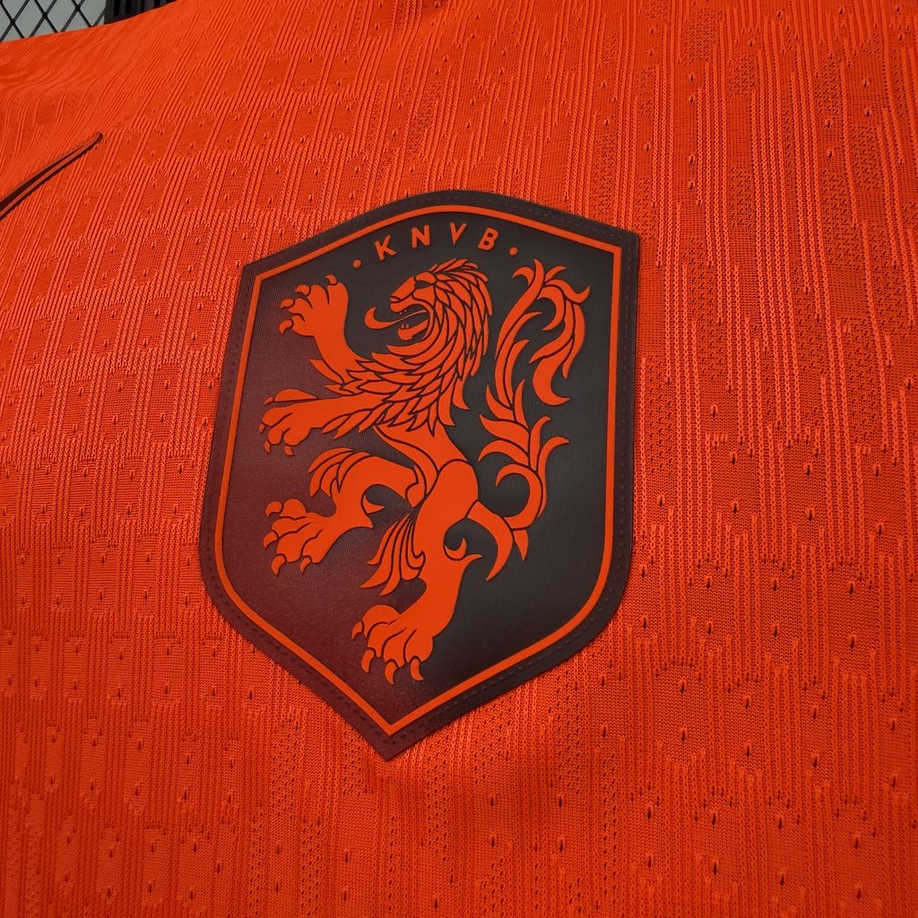Mens Netherlands 2026 World Cup Home Jersey Player Version - Image 8