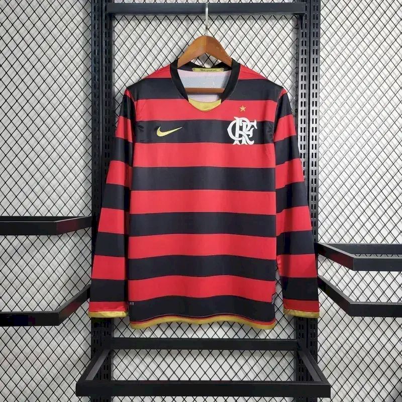 Flamengo 2008/09 Retro Home Long Sleeve Jersey