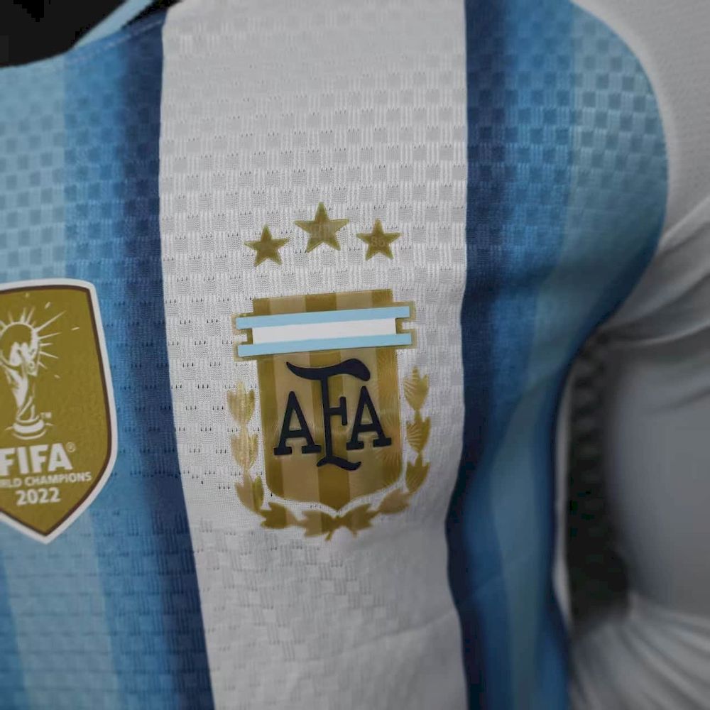 Men's Argentina 2026 World Cup Home Long Sleeve Jersey Player Version