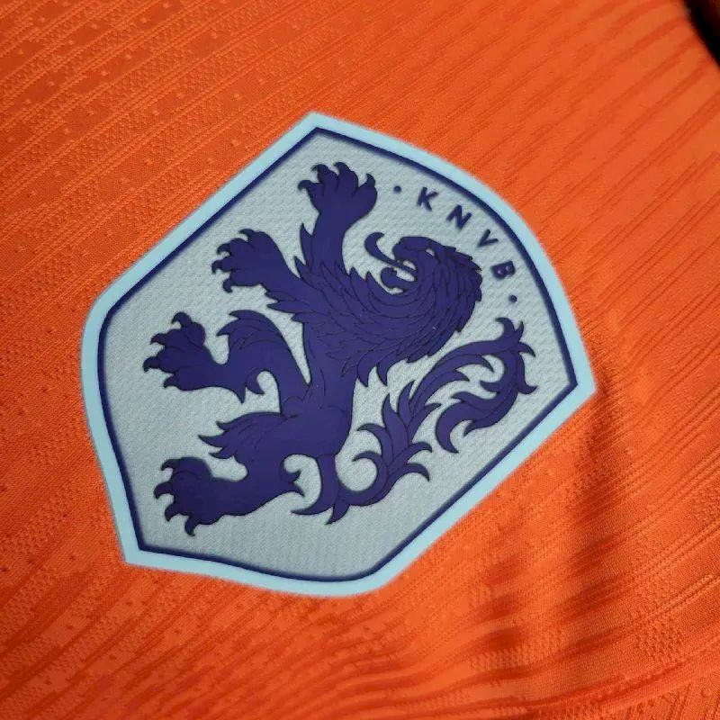 Mens Netherlands 2024/25 Home Jersey Player Version - Image 2