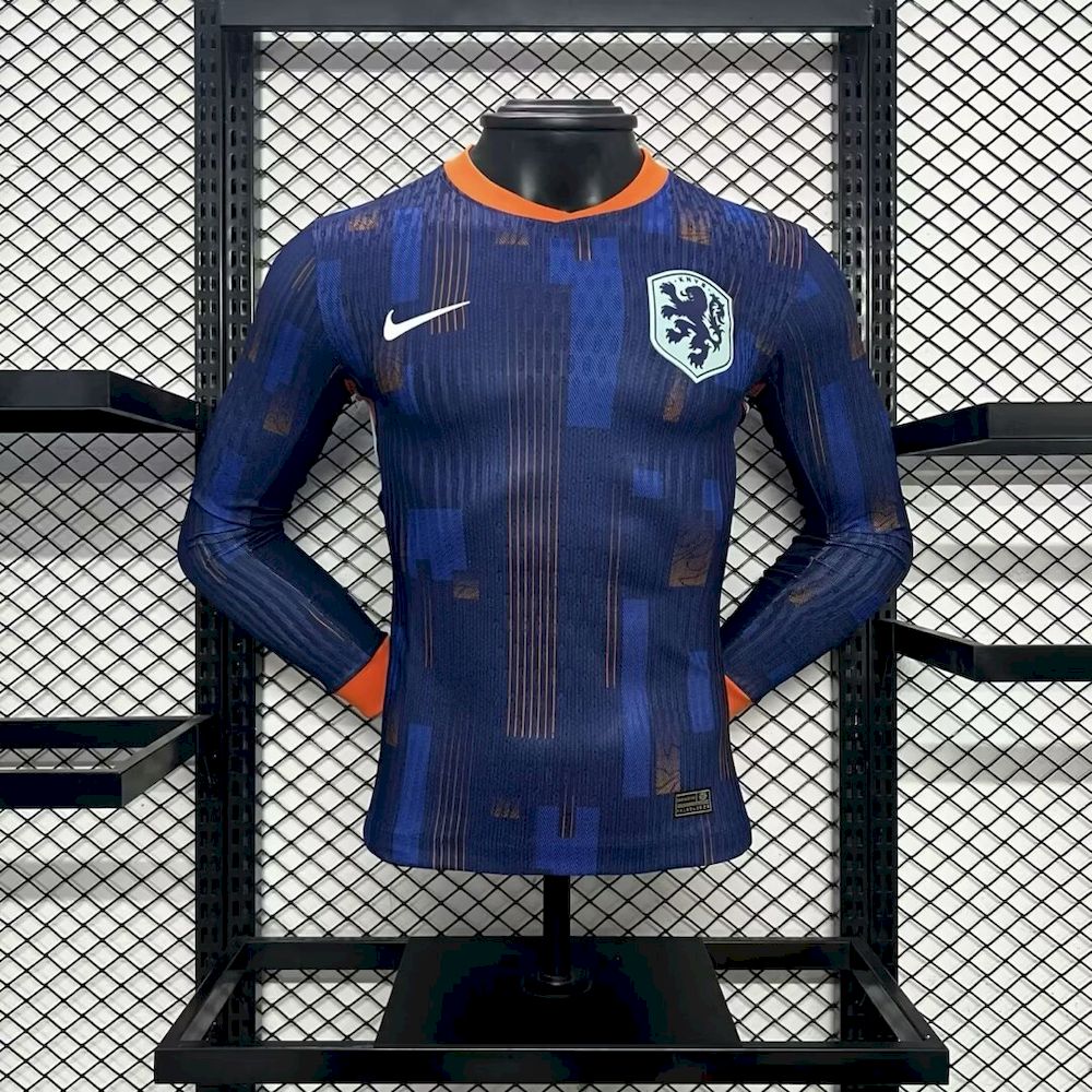 Mens Netherlands 2024/25 Home Jersey Player Version - Image 8