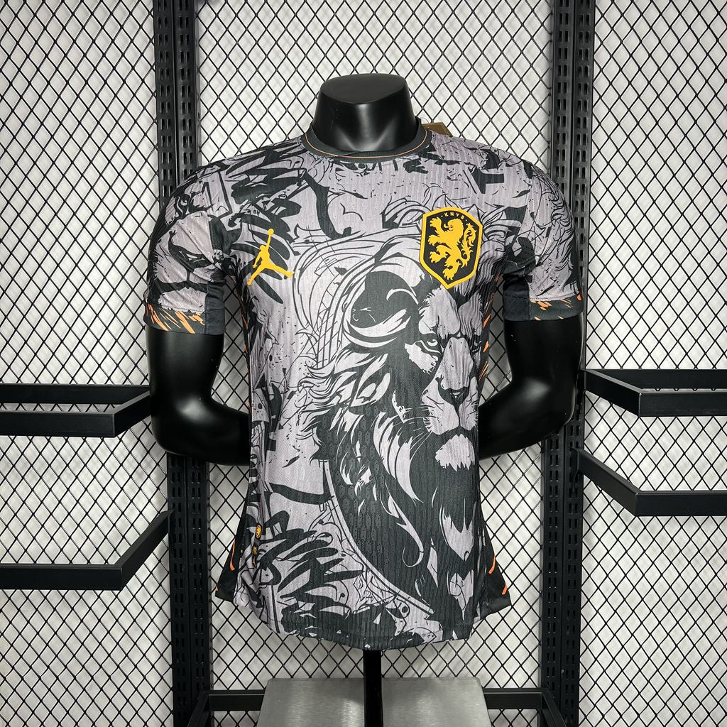 Mens Netherlands 2024/25 Away Jersey Player Version - Image 1