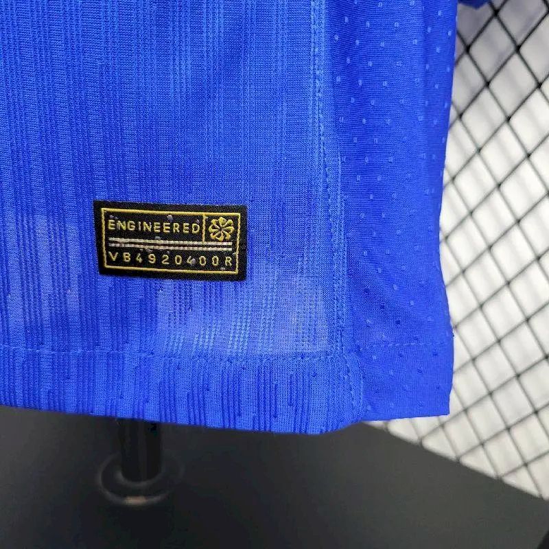 Men's France 2024/25 Player Home Long Sleeve Jersey