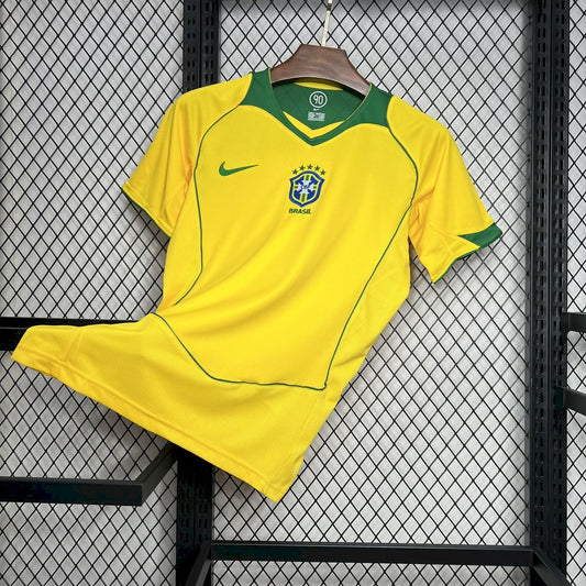 Brazil 2004/2006 Retro Home Jersey