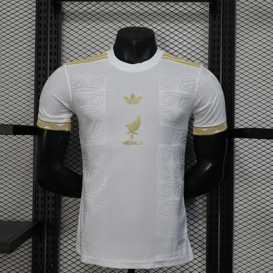 Men's Mexico 2025/26 Player White Jersey