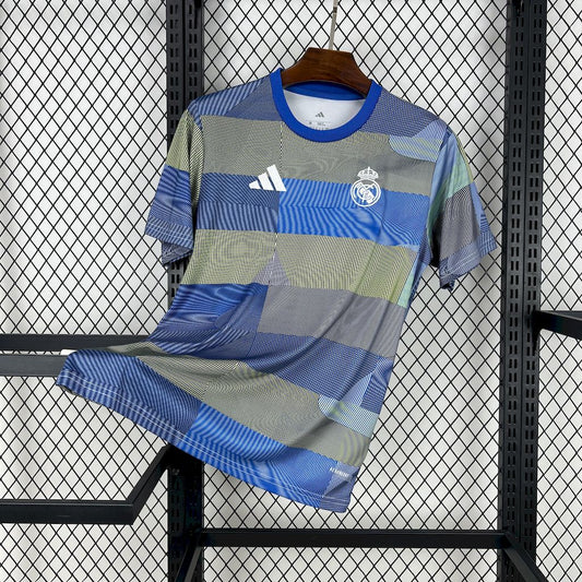 Men’s Real Madrid 2025/26 Fan Pre-match training suit Jersey
