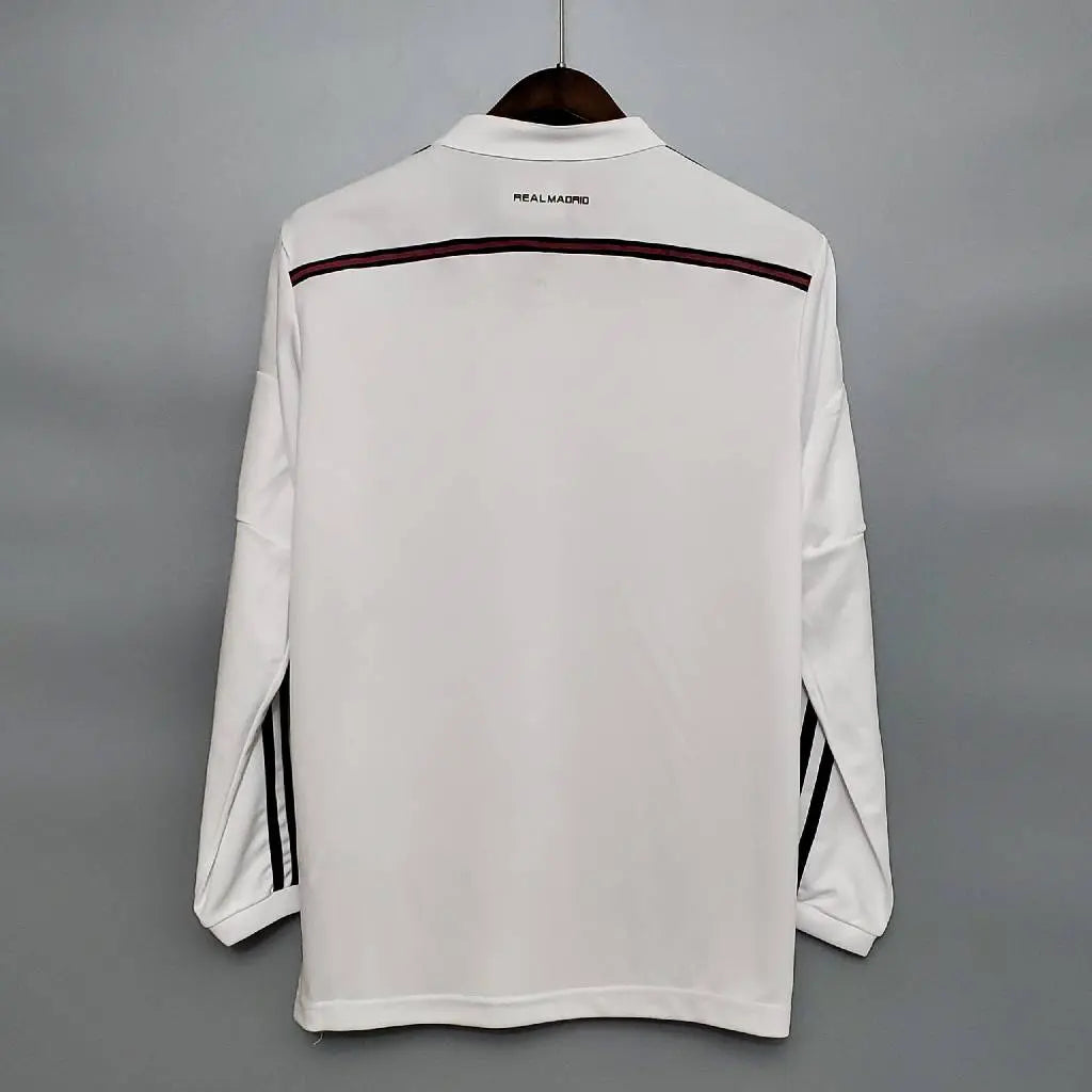 Real Madrid 2014/15 Retro Home Long Sleeves Jersey