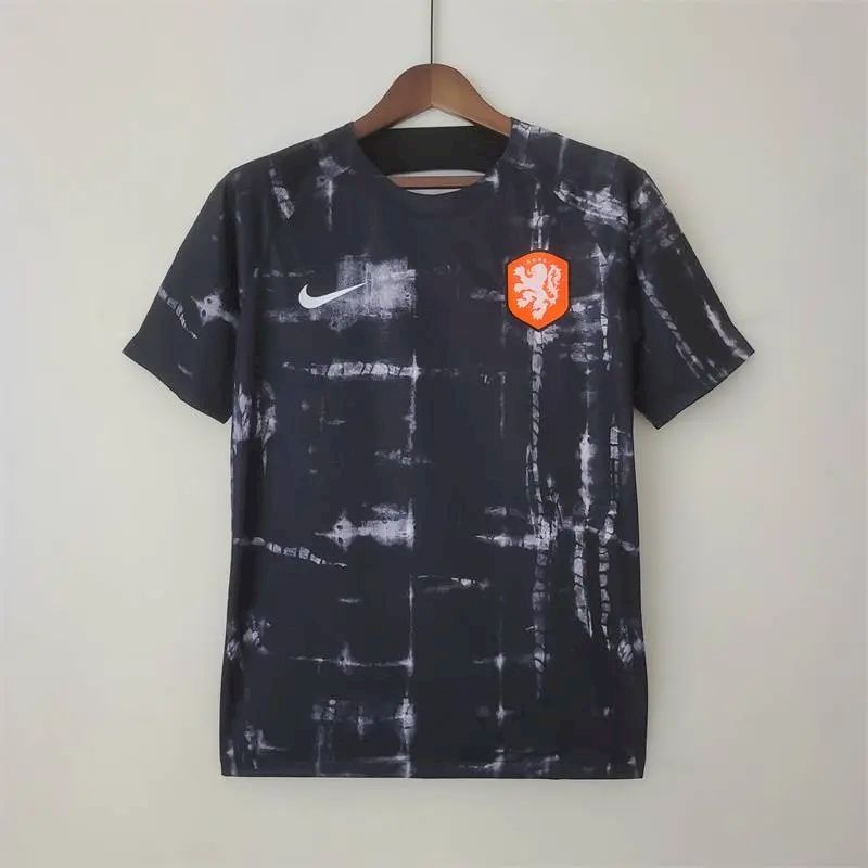 Mens Netherlands 2022 Pre-Match Jersey - Image 2