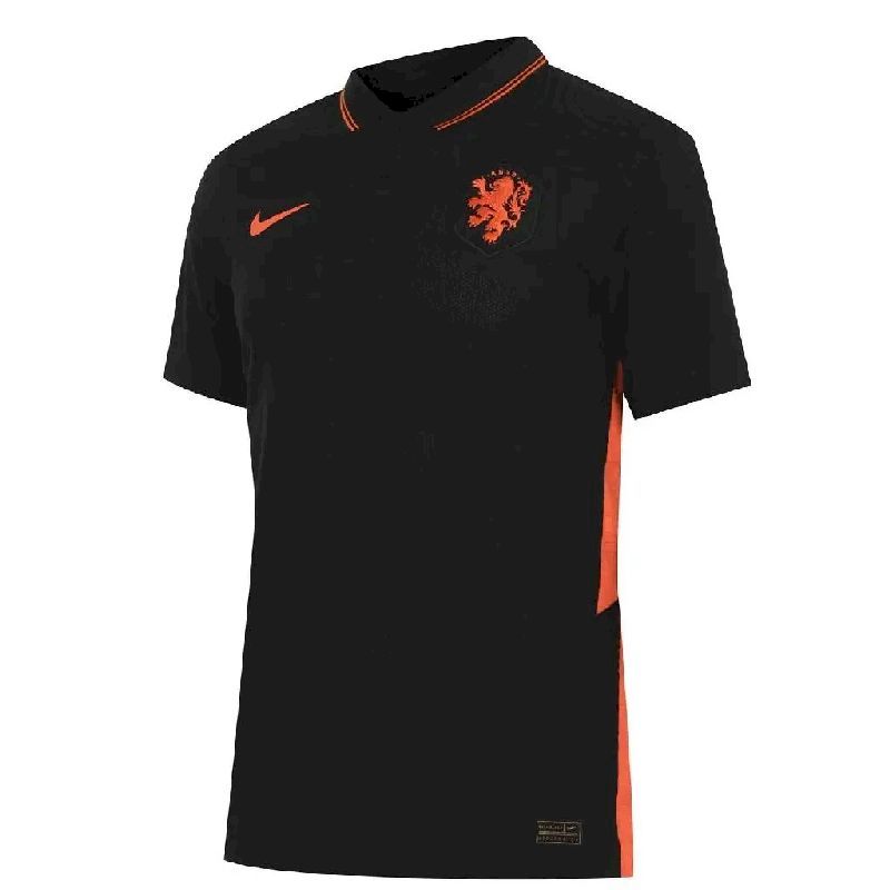 Mens Netherlands 2022 Pre-Match Wear Black - Image 5