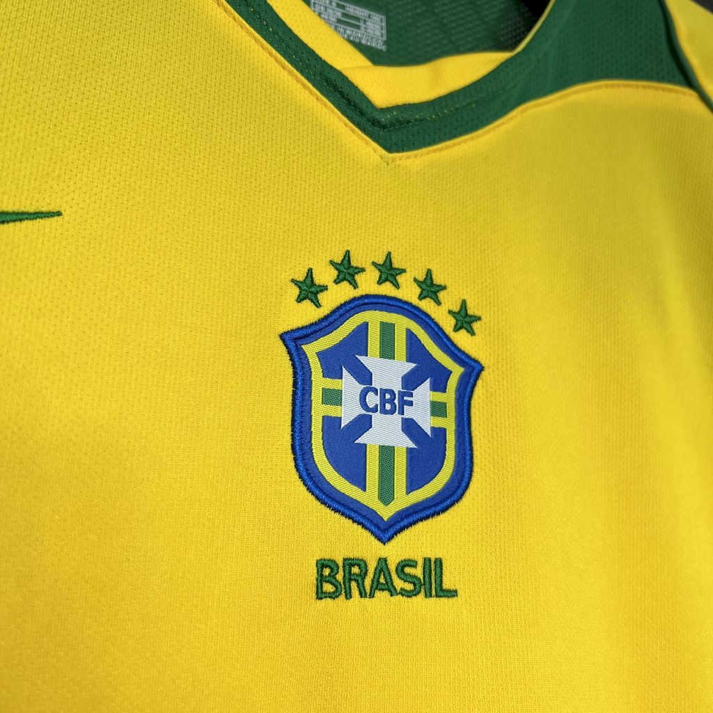 Brazil 2004/2006 Retro Home Jersey