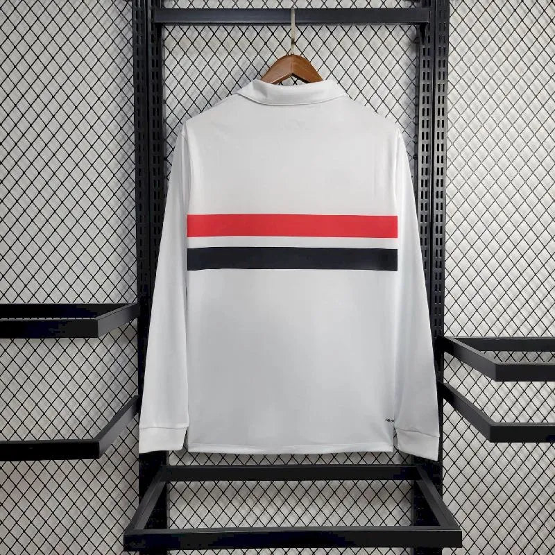 Men's São Paulo 2024/25 Home Long Sleeve Jersey