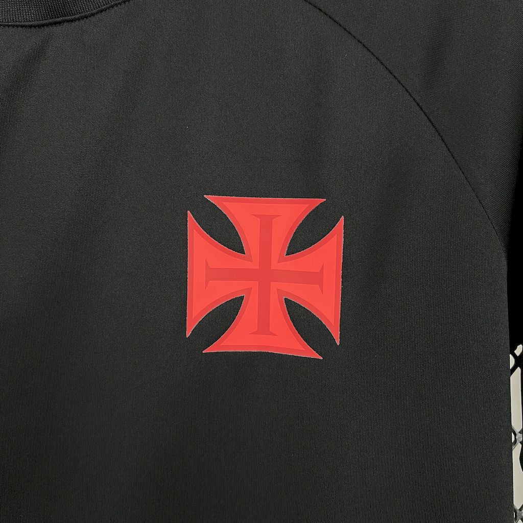 Men's Vasco Da Gama 2025/26 Black Gold Jersey
