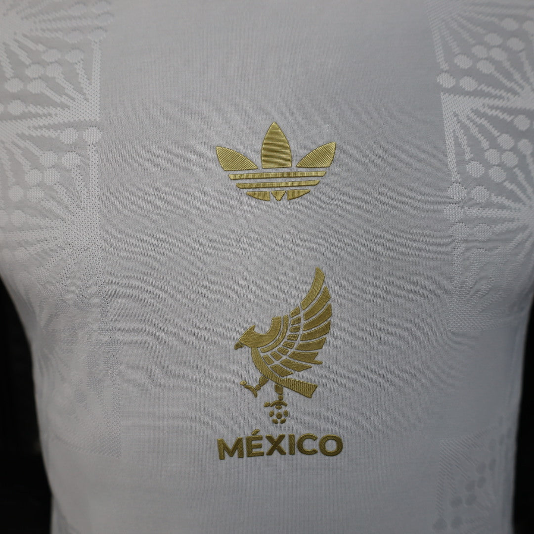 Men's Mexico 2025/26 Player White Jersey