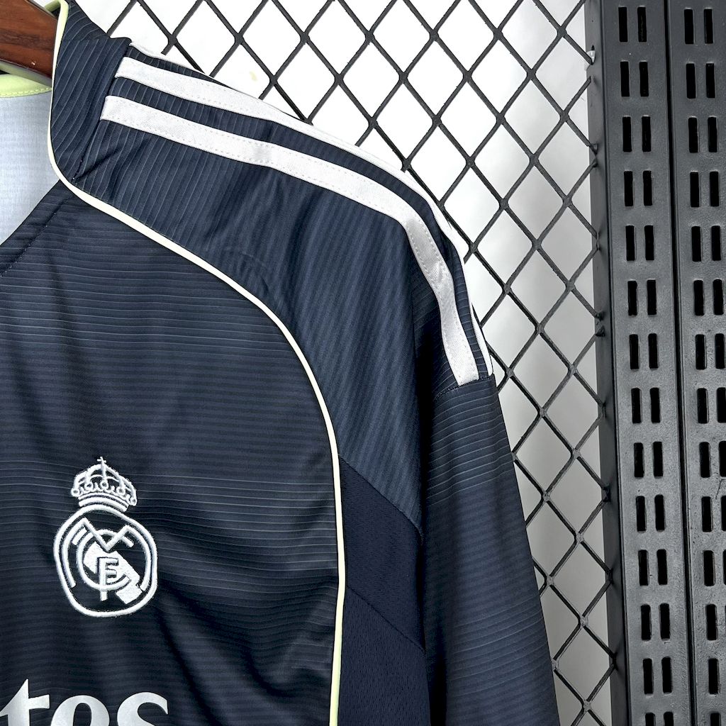 Men’s Real Madrid 2025/26 Fan Away Long Sleeves Jersey