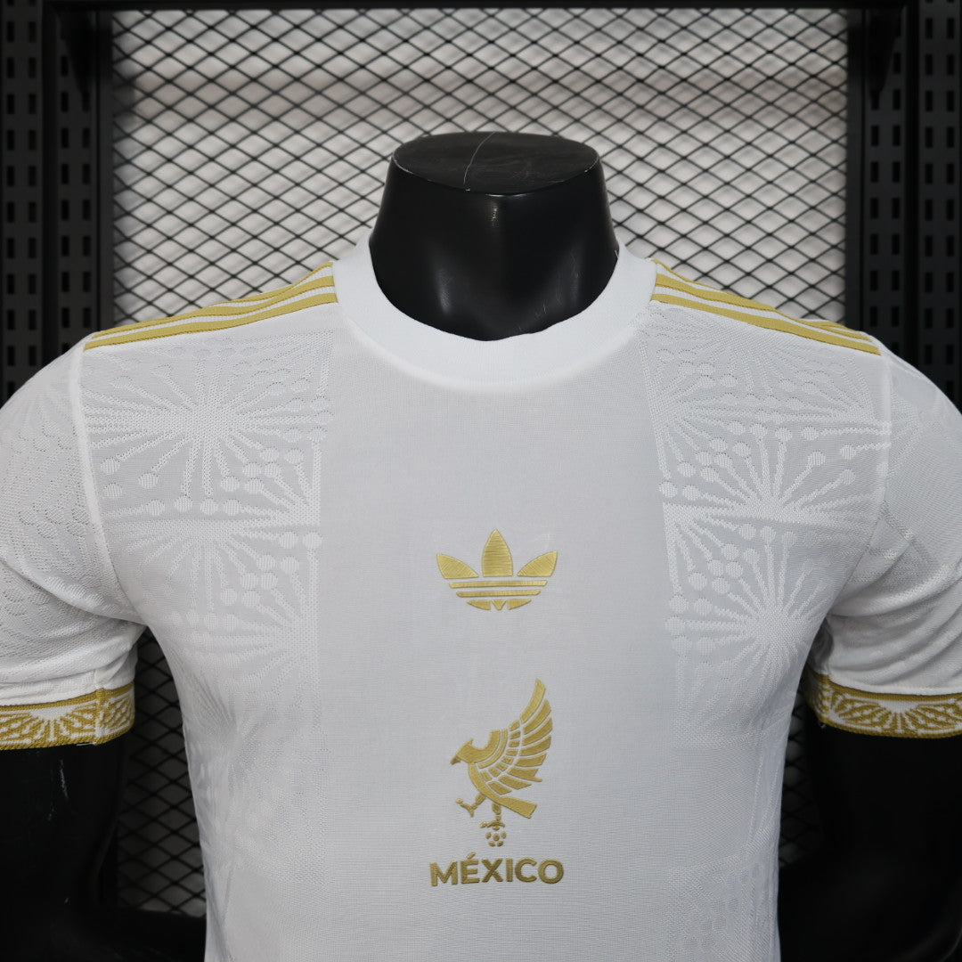 Men's Mexico 2025/26 Player White Jersey