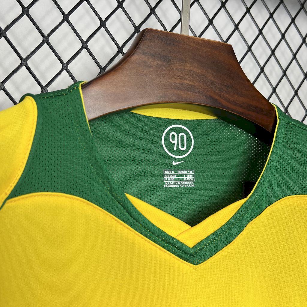 Brazil 2004/2006 Retro Home Jersey