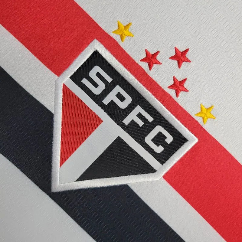 Men's São Paulo 2024/25 Home Long Sleeve Jersey
