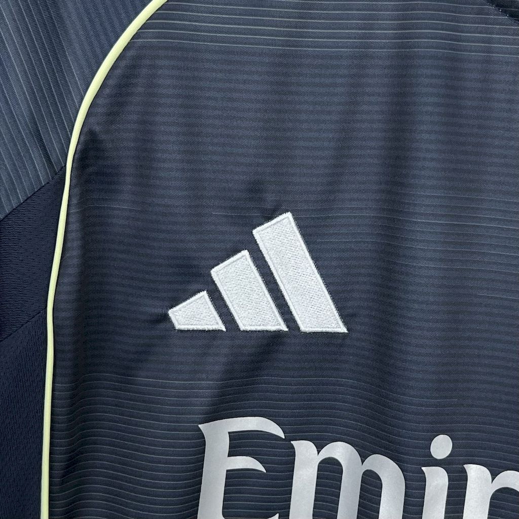 Men’s Real Madrid 2025/26 Fan Away Long Sleeves Jersey