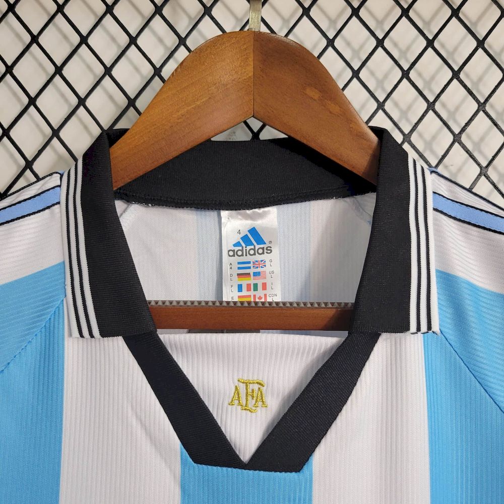 Argentina 1998 Retro Home Jersey