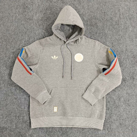 Colombia Grey Football Hoodie