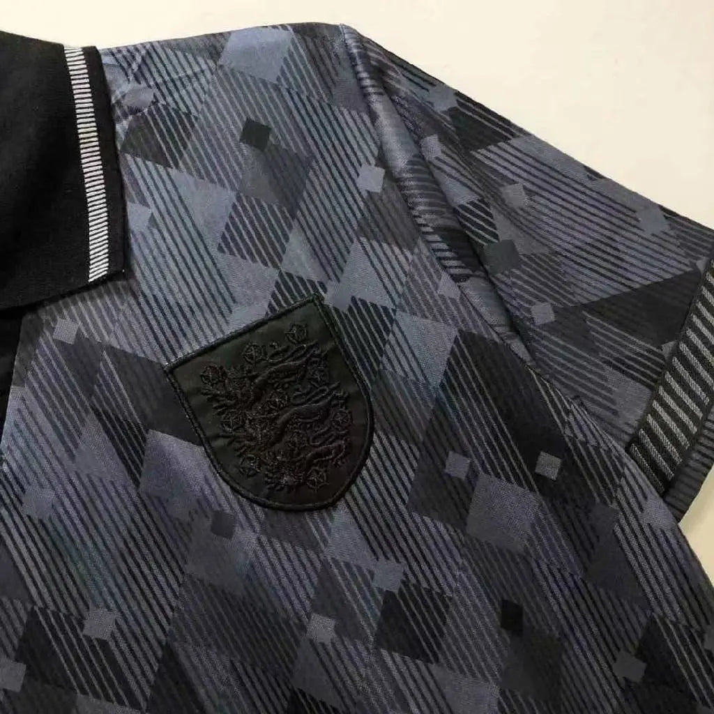 England 1990 Retro Blackout Jersey