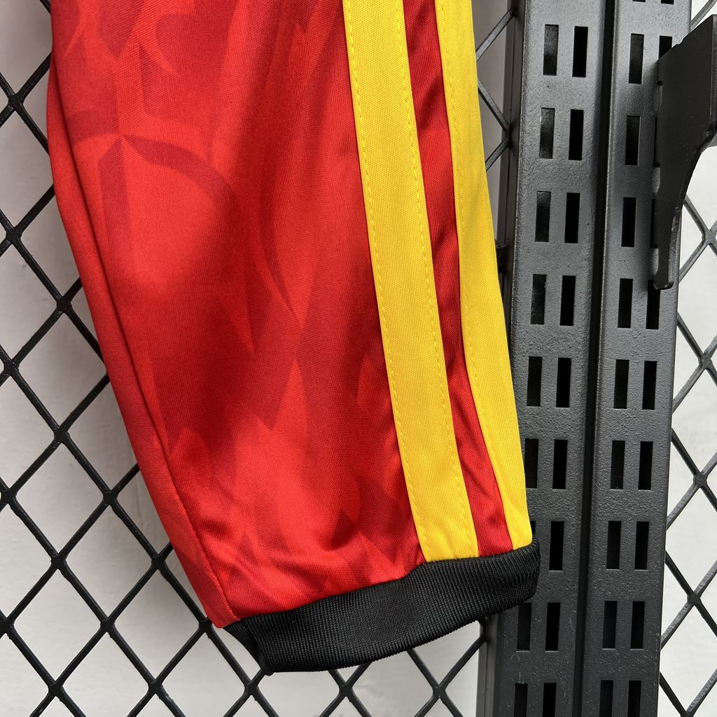 Mens Belgium 2026 World Cup Home Long Sleeve Jersey - Image 6