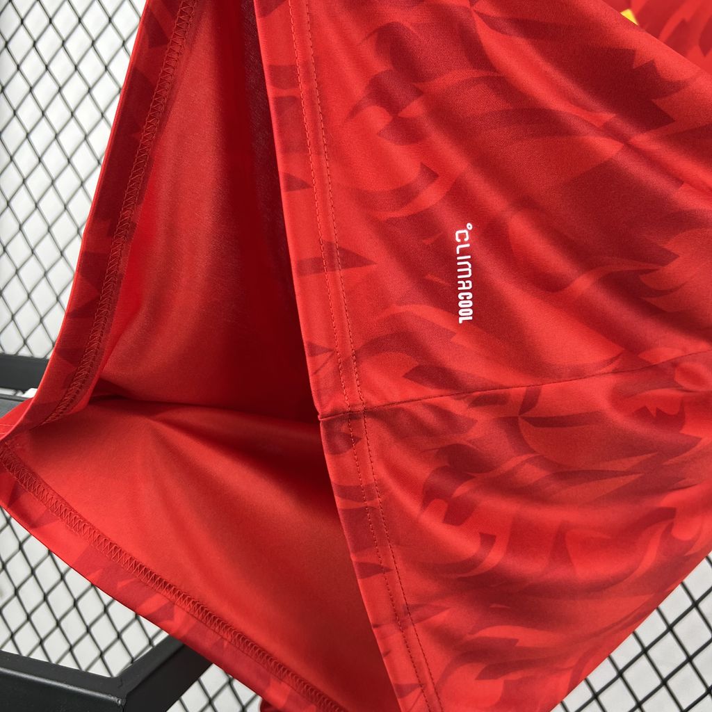 Mens Belgium 2026 World Cup Home Long Sleeve Jersey - Image 7