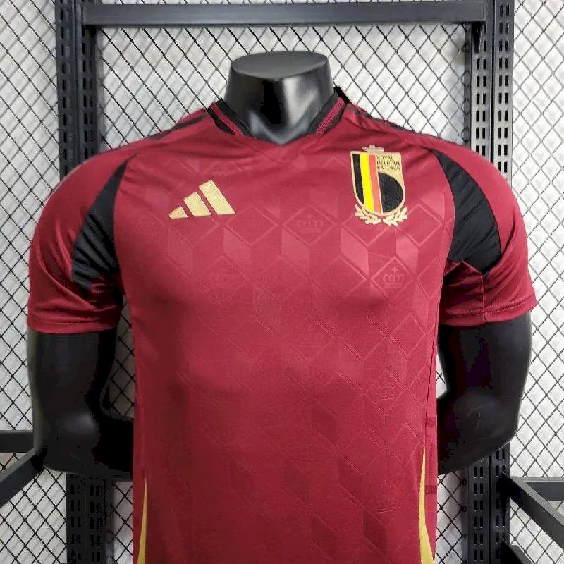 Mens Belgium 2024/25 Home Jersey Player Version - Image 2