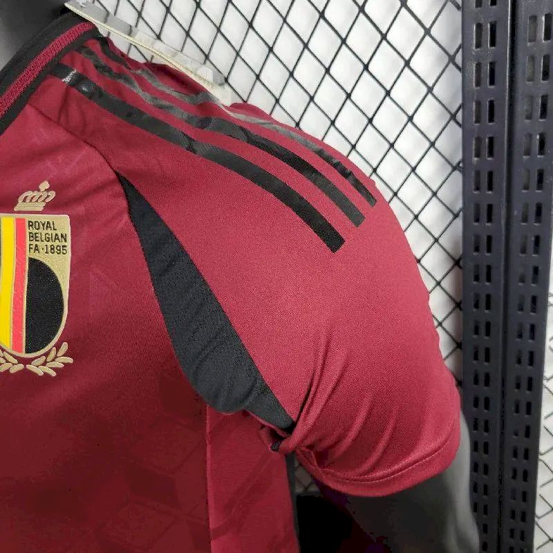 Mens Belgium 2024/25 Home Jersey Player Version - Image 8