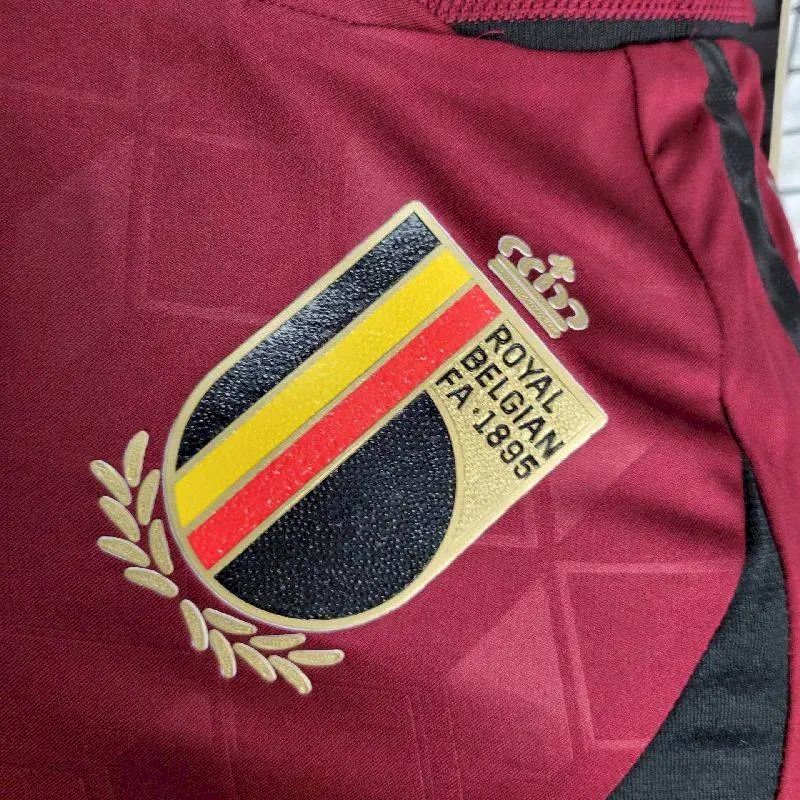Mens Belgium 2024/25 Home Jersey Player Version - Image 9