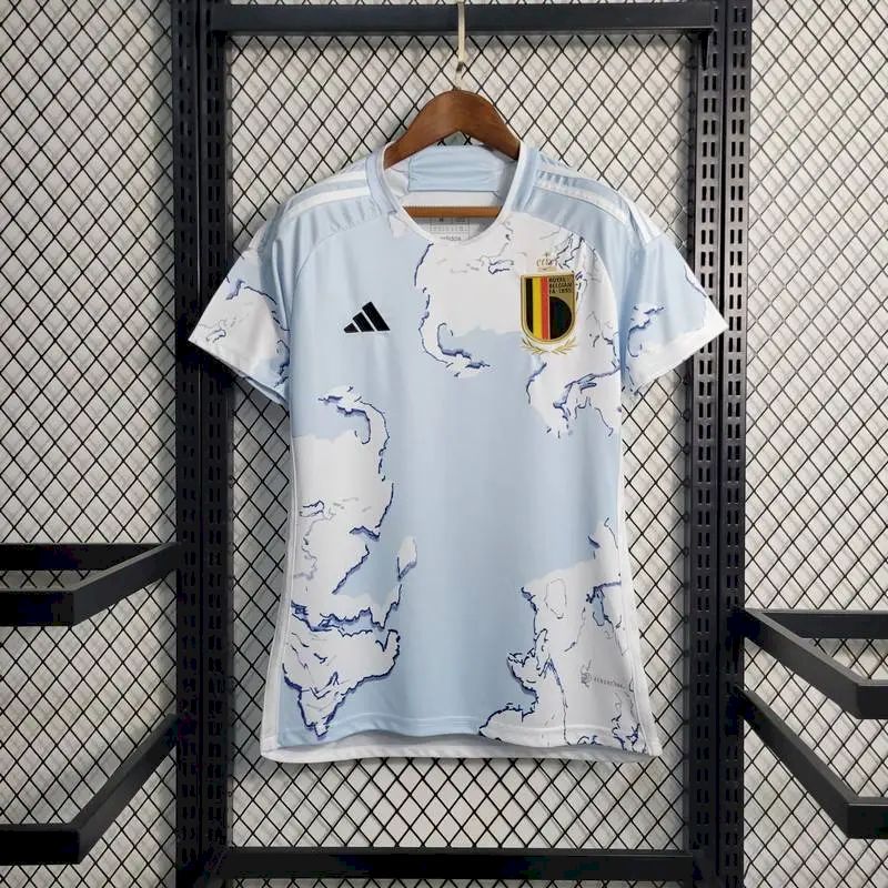 Mens Belgium 2024/25 Home Long Sleeve Jersey Player Version - Image 3