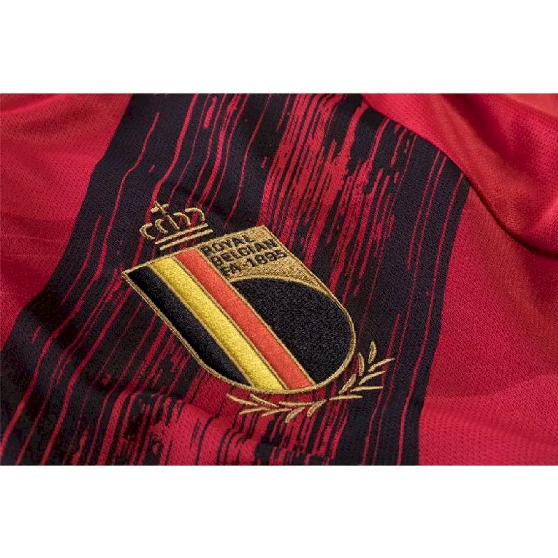 Mens Belgium 2021 Home Jersey Player Version - Image 6