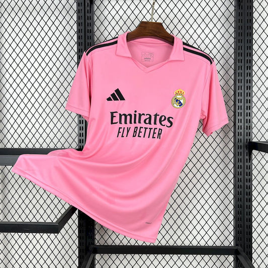 Men’s Real Madrid 2025/26 Fan Pink special edition Jersey
