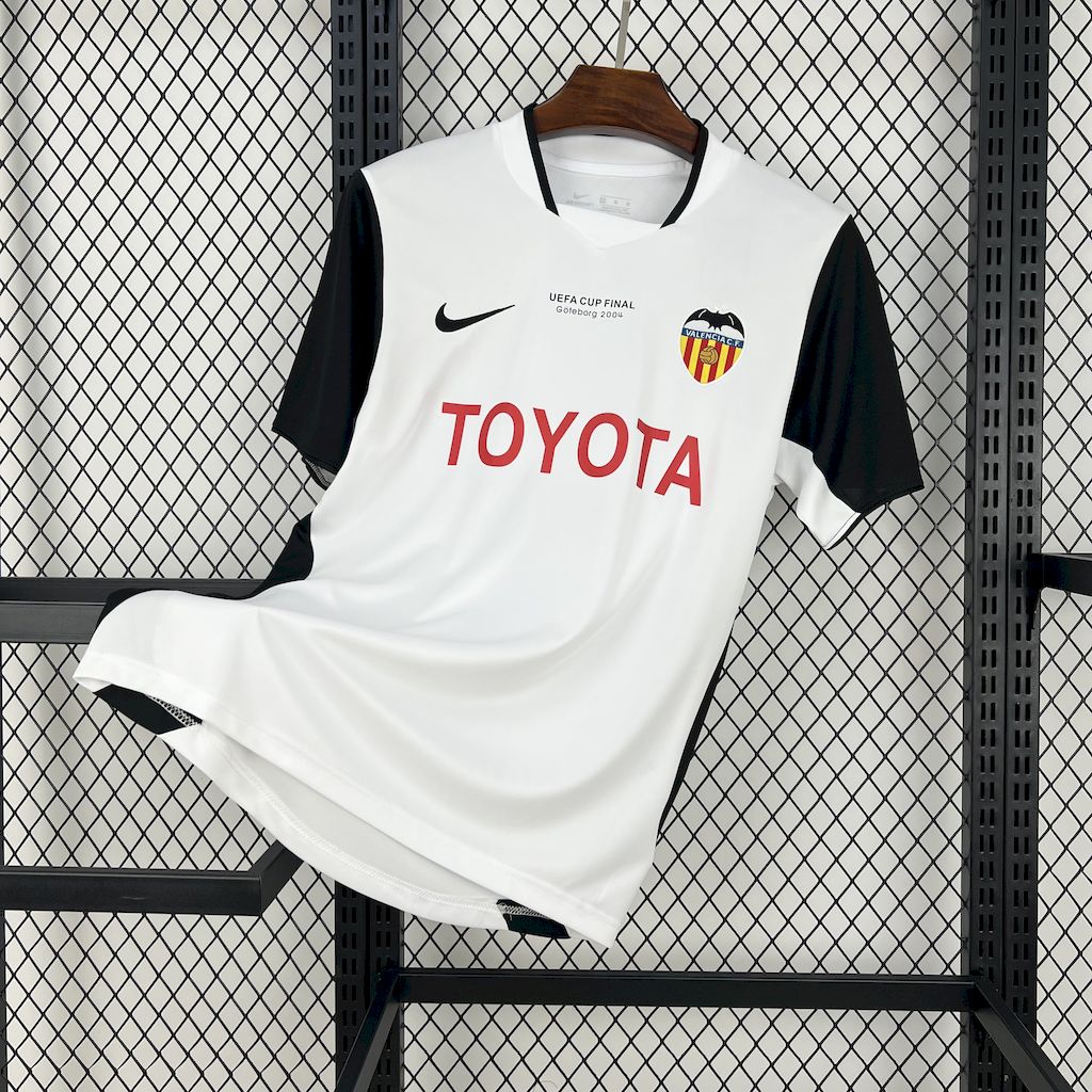 Valencia CF 2003/2004 Retro UEFA Cup Final Home Jersey