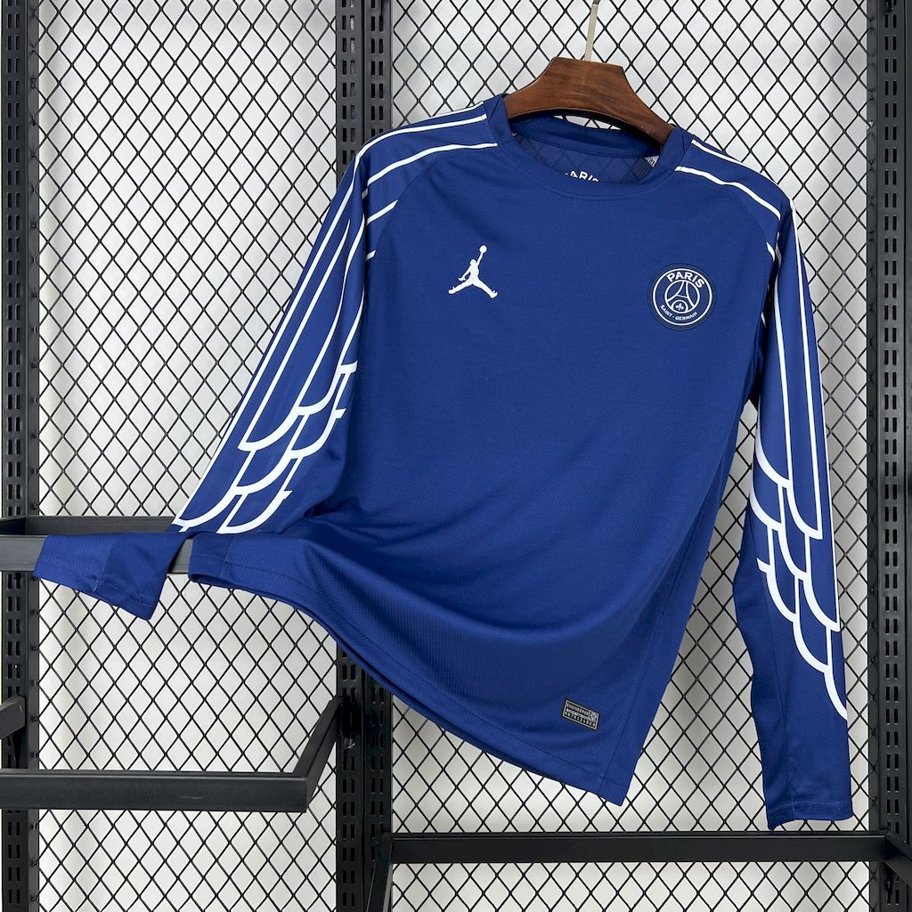 Men's Paris Saint-Germain 2025/26 Fourth Long Sleeve Jersey (No Sponsor)