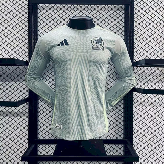 Men's Mexico 2024/25 Player Away Long Sleeve Jersey