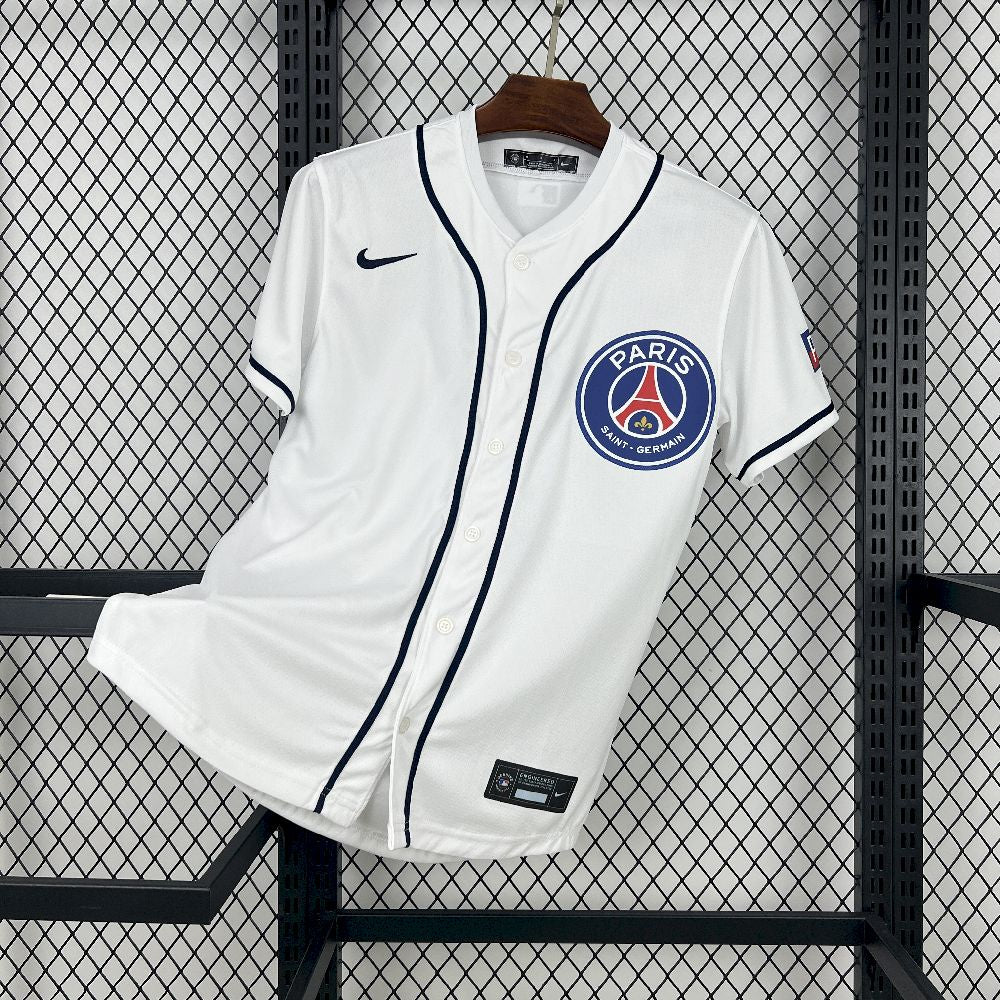 Men's Paris Saint-Germain 2025/26 Baseball Jersey