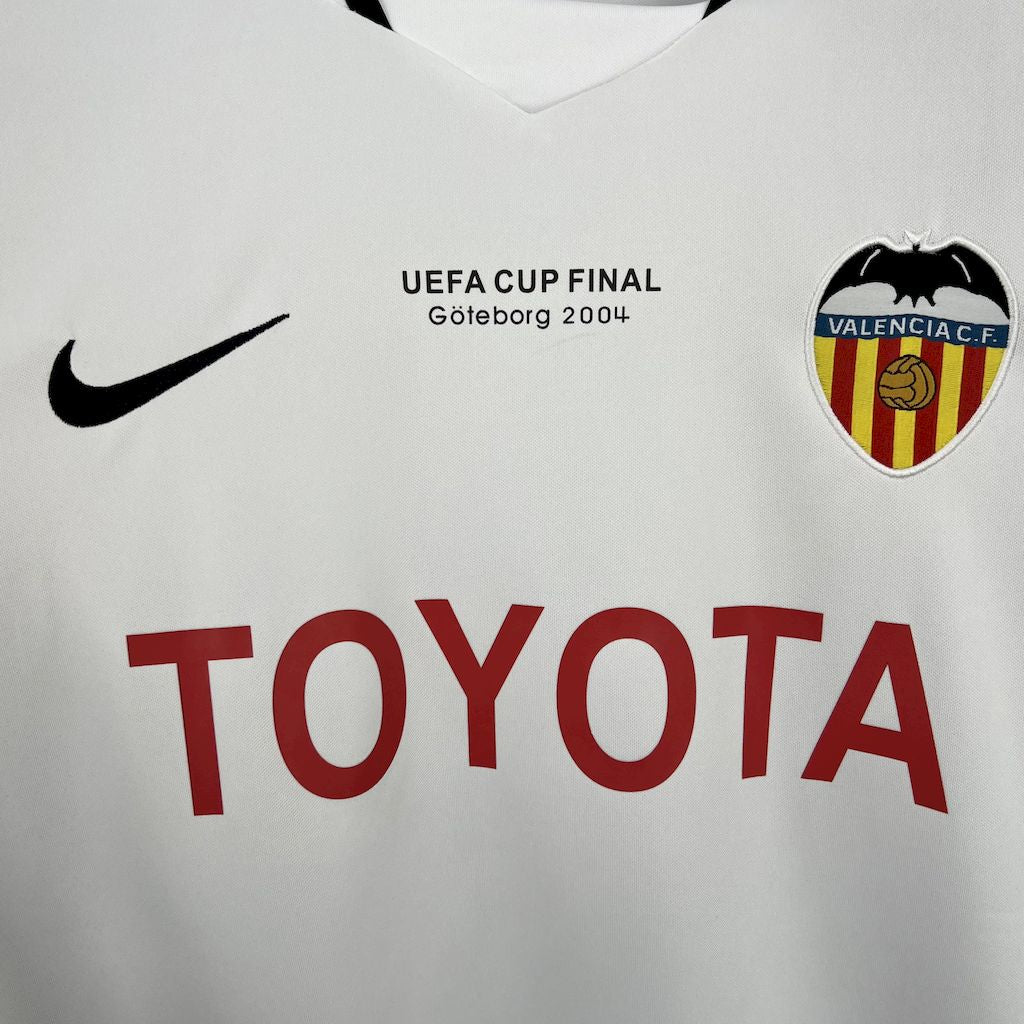 Valencia CF 2003/2004 Retro UEFA Cup Final Home Jersey
