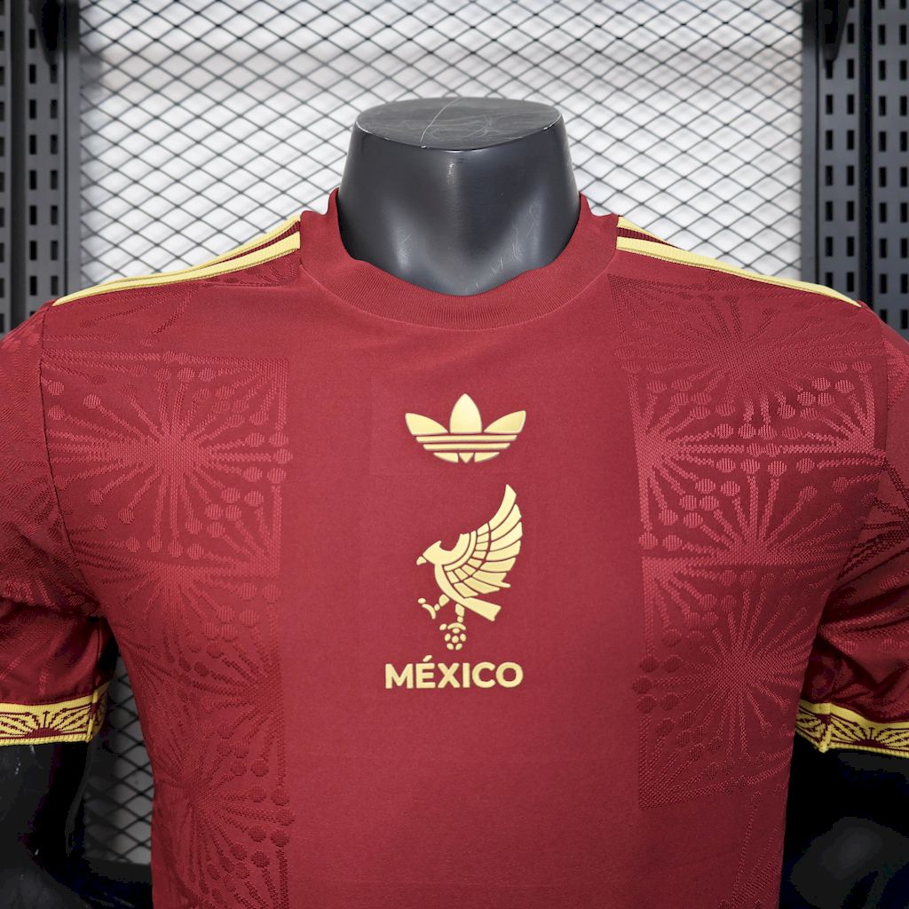 Men's Mexico 2025/26 Player Red Jersey