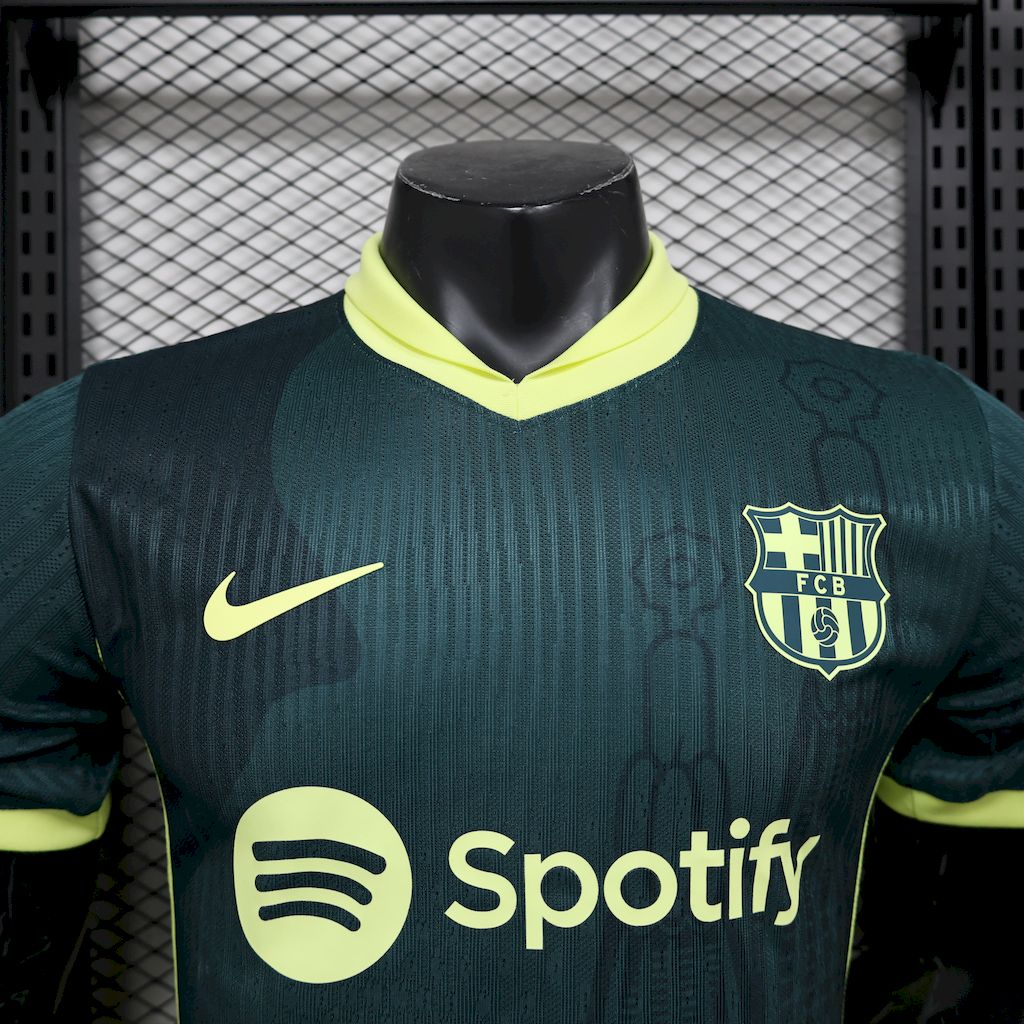 Men’s Barcelona 2024/25 Player Dark green training Jersey